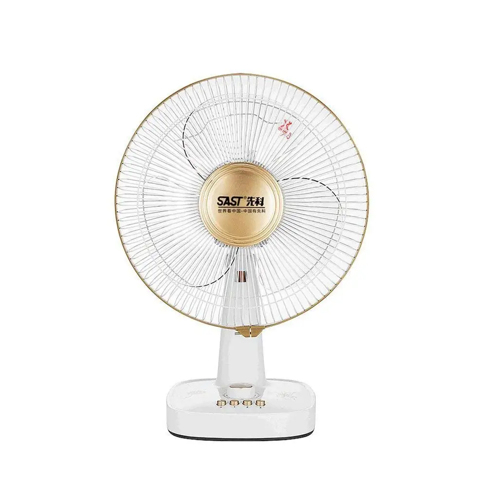 FH Electric Fan Desktop Household Table Fan Timing Student Dorm Room Fan Office Mute Shaking His Head Electric Fan 12 Inches