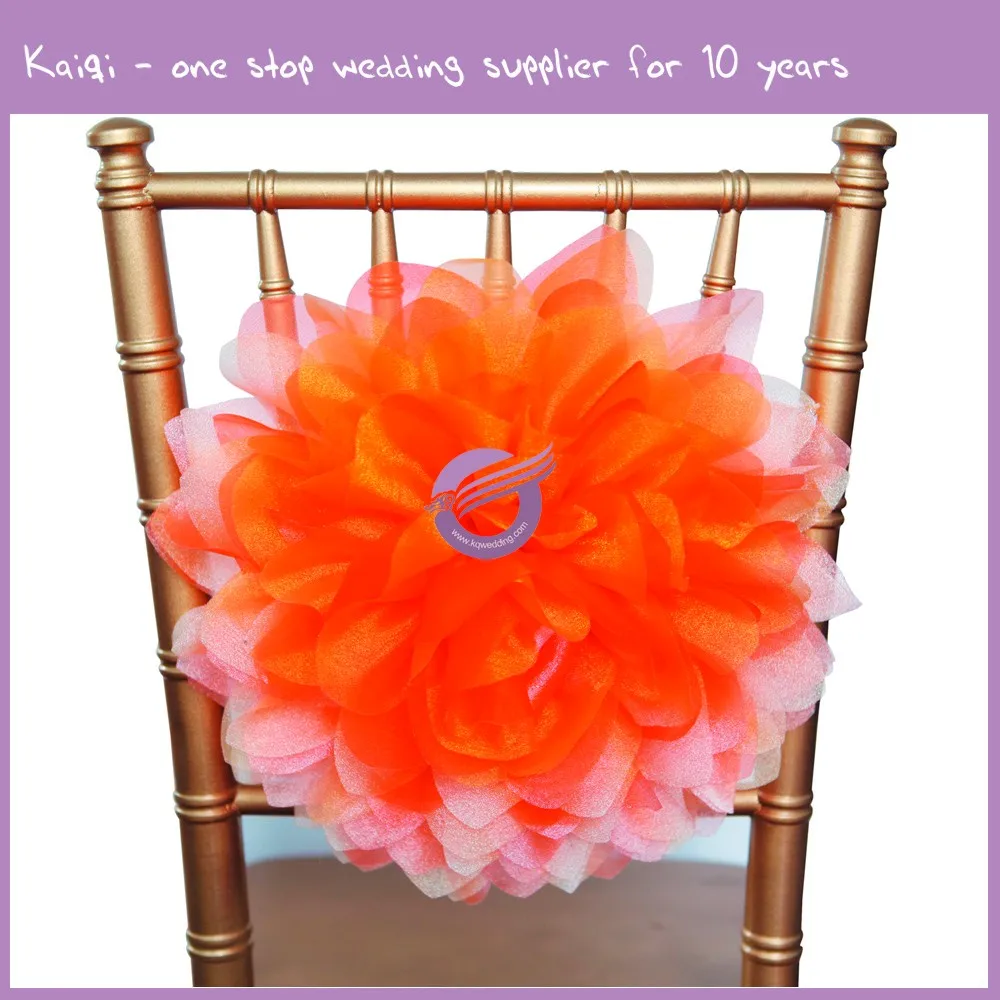 Fq00058 Weddings Decoration Flower Chair Covers For Plastic Chiavari Chairs Buy Chair Covers