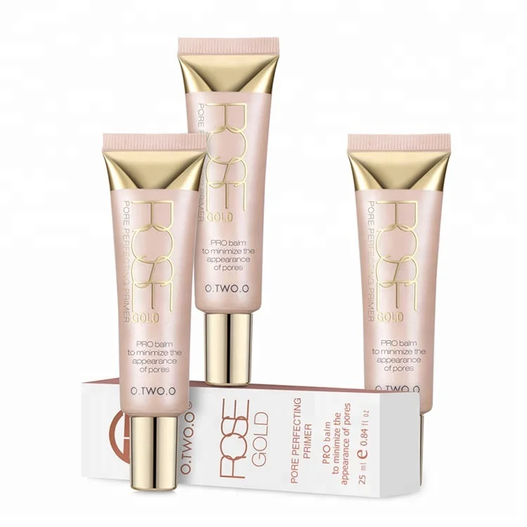 

Rose Gold Pore Perfecting Face Primer Makeup Cream Foundation Primer Makeup Base, Clear gel