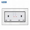 Chinese standard ss plate 13a wall switch sockets
