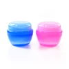 Free samples empty cosmetic packing colorful 1oz 10ml 20ml 30ml plastic jar