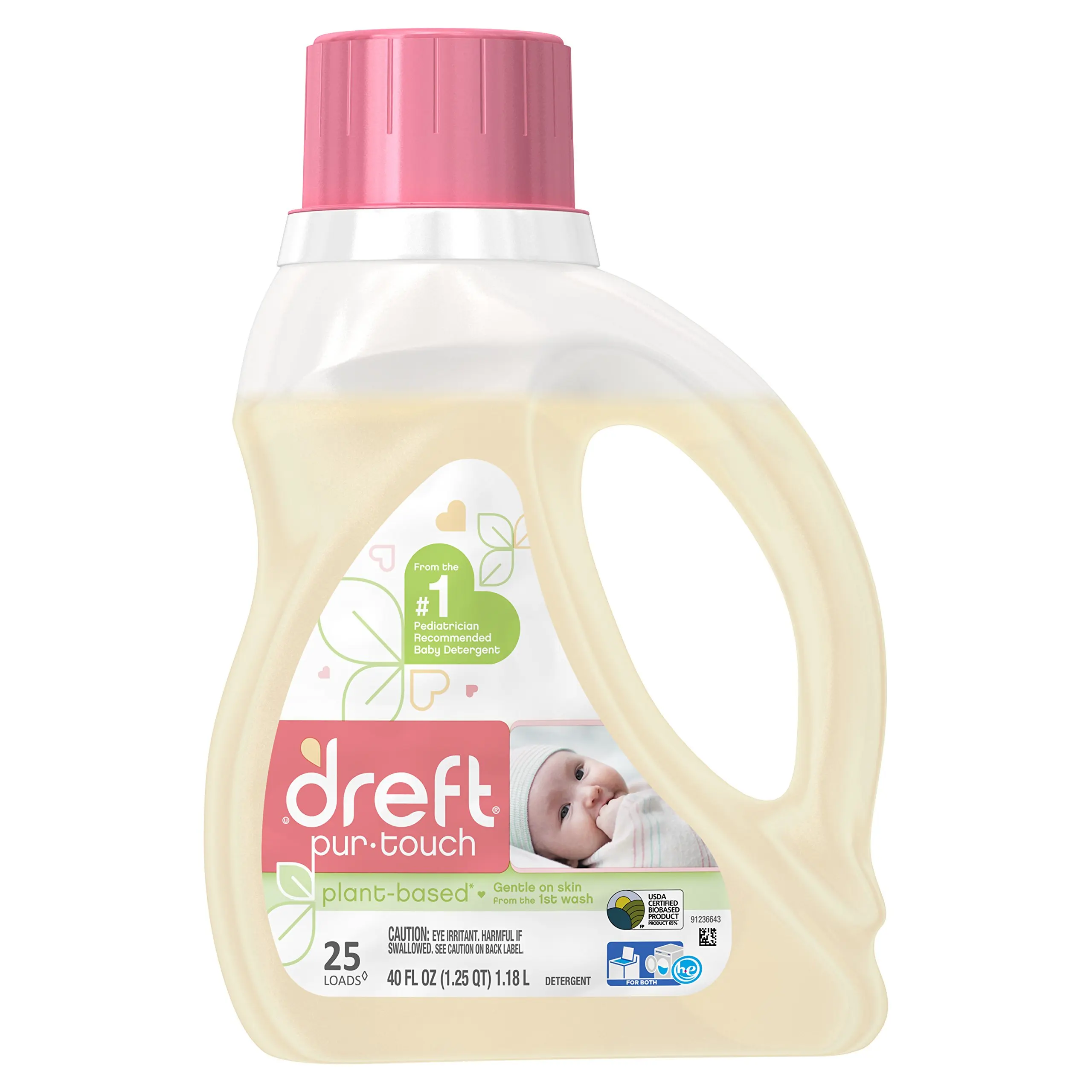 Buy Dreft Purtouch Liquid Baby Laundry Detergent He Hypoallergenic