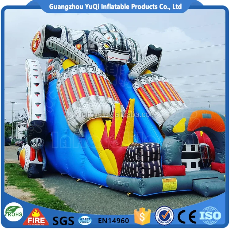 Hot Sale Robot Kids Castle Cheap Inflatable Slides For Sale Buy
