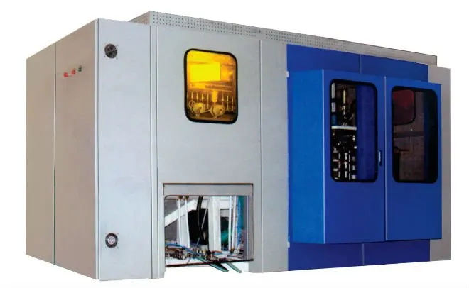 ST automatic revolving PET bottle blowing machine
