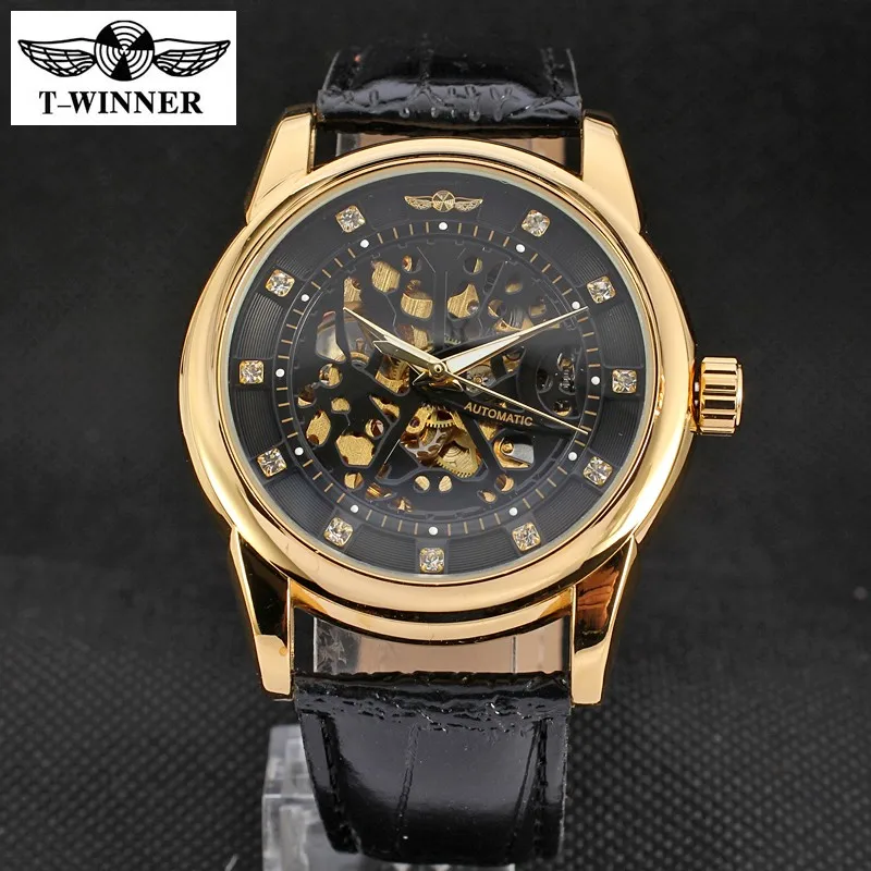 Winner Top 100 Branded Men Fashion Watch High Quality Mechanical