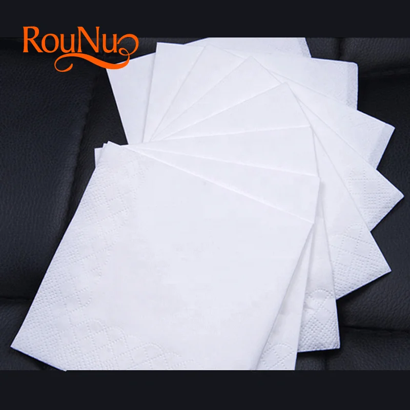 Rounuo Napkin Paper For Restaurant Use With Brand Name,100 Wood Pulp,1