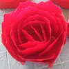 Big rose red flowers for clothing shop window display ideas/Visual Merchandising