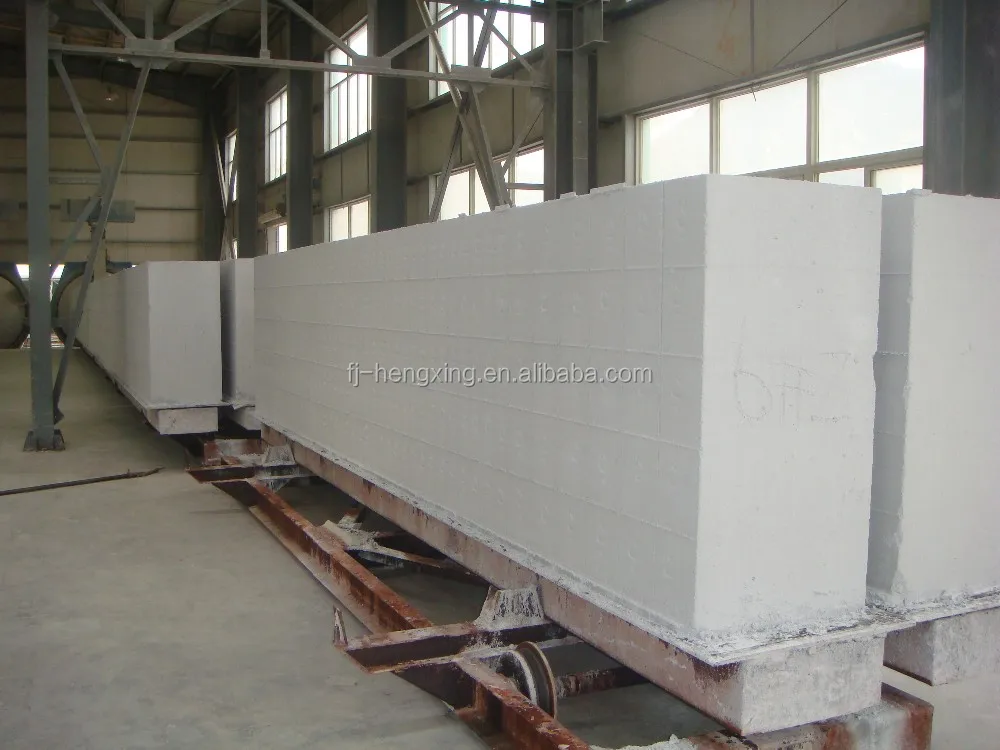 Firewall autoclave areated concrete block production line AAC block machine
