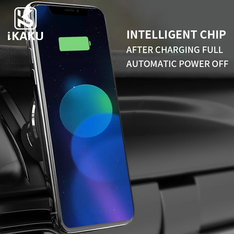 

2018 fantasy qi car wireless charger car charging with holder