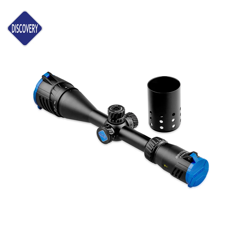 

Discovery Scopes VT-1 3-12X44AOE, Second Focal Plan, 25.4mm Tube Dia, Mil Dot, With 20mm /11mm Free Mounts