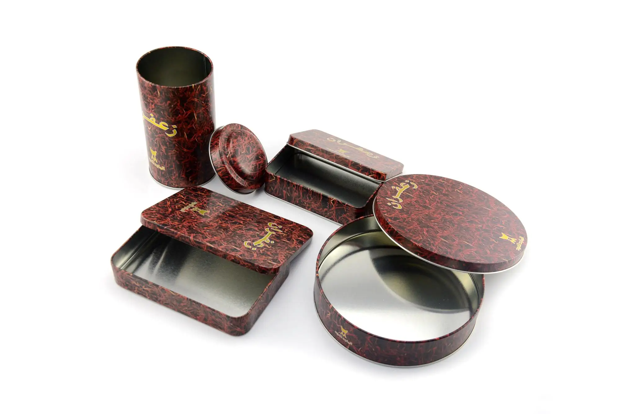 Good Price Beautiful Saffron Tin Box Buy Saffron Tin Box,Flower Tea