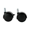 40mm dual nylon twin wheel caster with metal spring pin