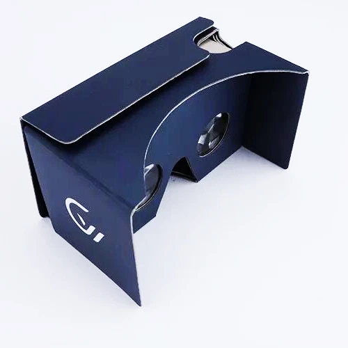 

2018 Cheap Custom Logo 34mm 37mm diameter Lens 3D VR Headset Google Cardboard V2 Glasses, Customized color