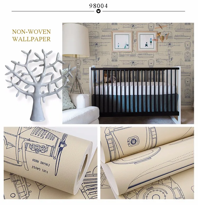 The European Wallpaper Contemporary And Contracted Wallpaper Non Woven