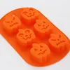 Halloween Silicone Chocolate Molds Pumpkin custom Rubber Cake Baking Mold Free sample