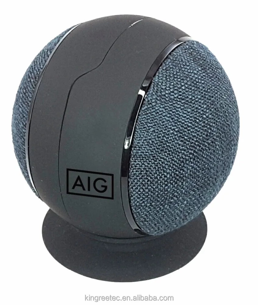 

2018 innovative products for import TWS High end stereo ball shape fabric wireless bluetooth speaker, Any color is available