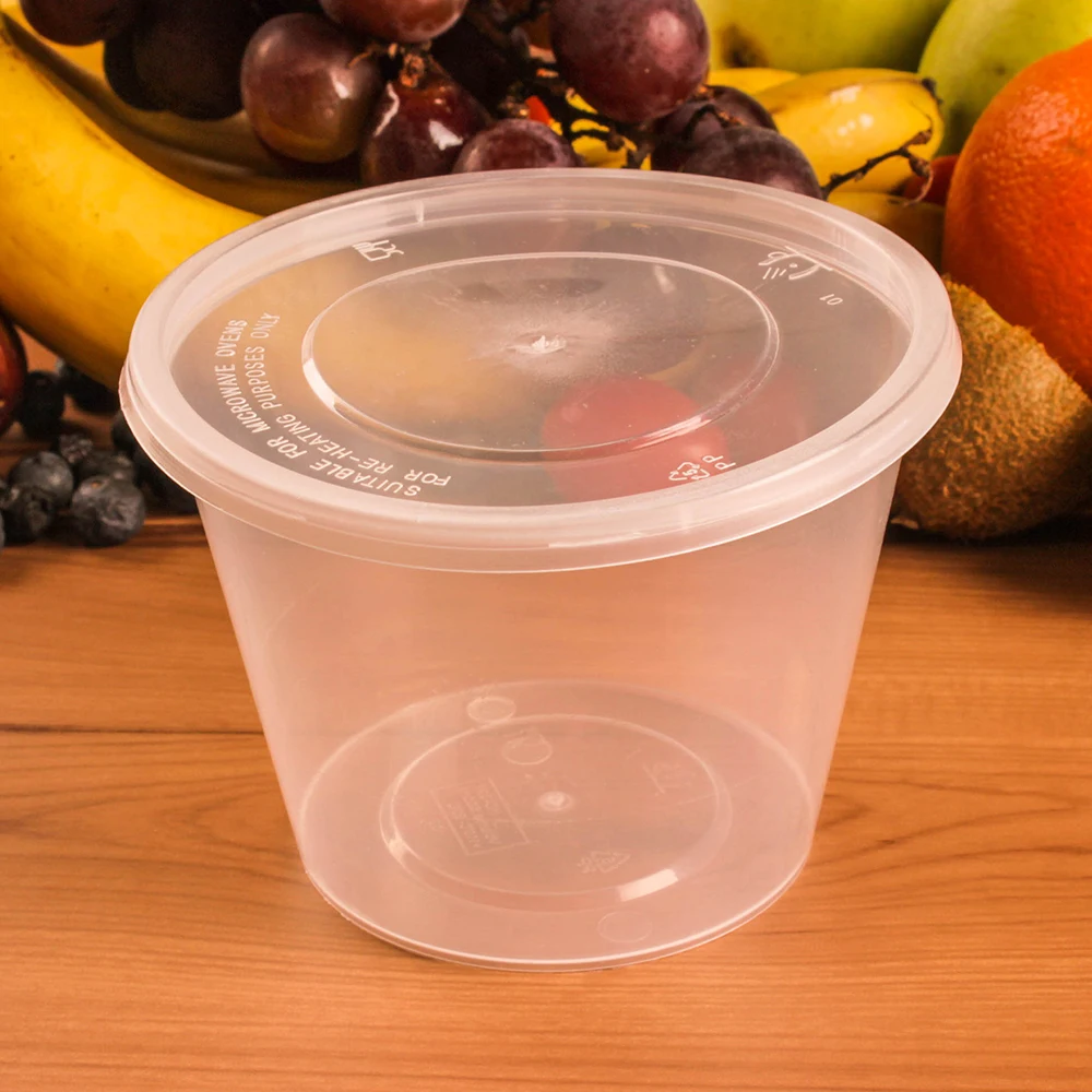 500ml Disposable Pp Plastic Takeaway Frozen Food Packaging Container ...