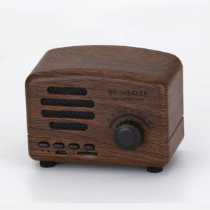 Retro TV Style Mini Bluetooth Speaker FM Radio