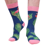 

Fashion Custom Crew Plant Printing Cotton Man Sock