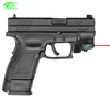 Tactical red laser sight pistol red dot sight scope with charging wire cable and plug charger