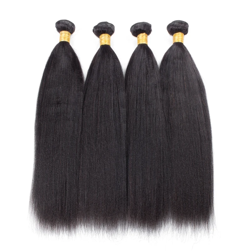 

No shedding no tangle wholesale price 10a grade brazilian hair bundles yaki straight cuticle aligned hair