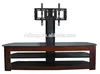 modern used lcd led outdoor clear tempered glass wooden corner tv stands UK