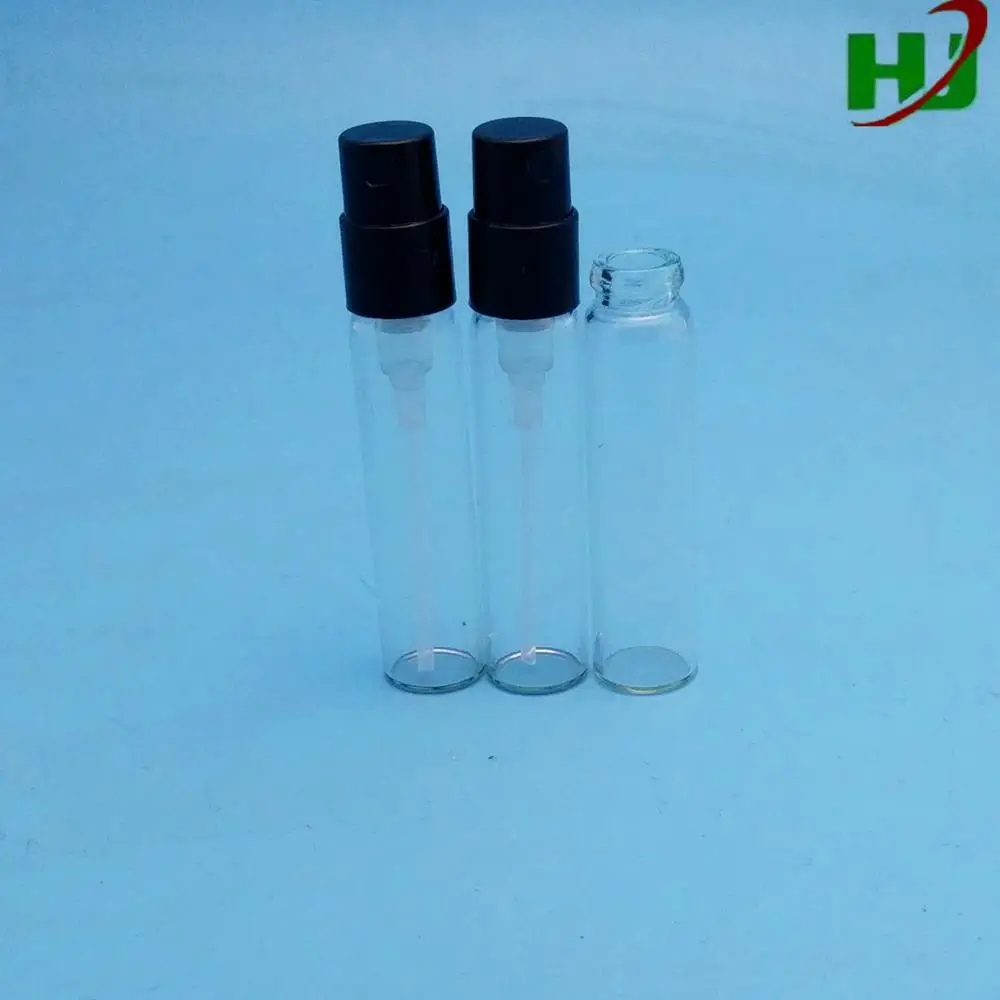 1.5ml-4ml perfume sample vials with 10mm snap sprayer