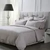 2018 luxury brown stripe hotel bedding set