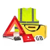 Auto Use Safety Vest Warning Triangle Tools Traveling roadside universal emergency car tool kit