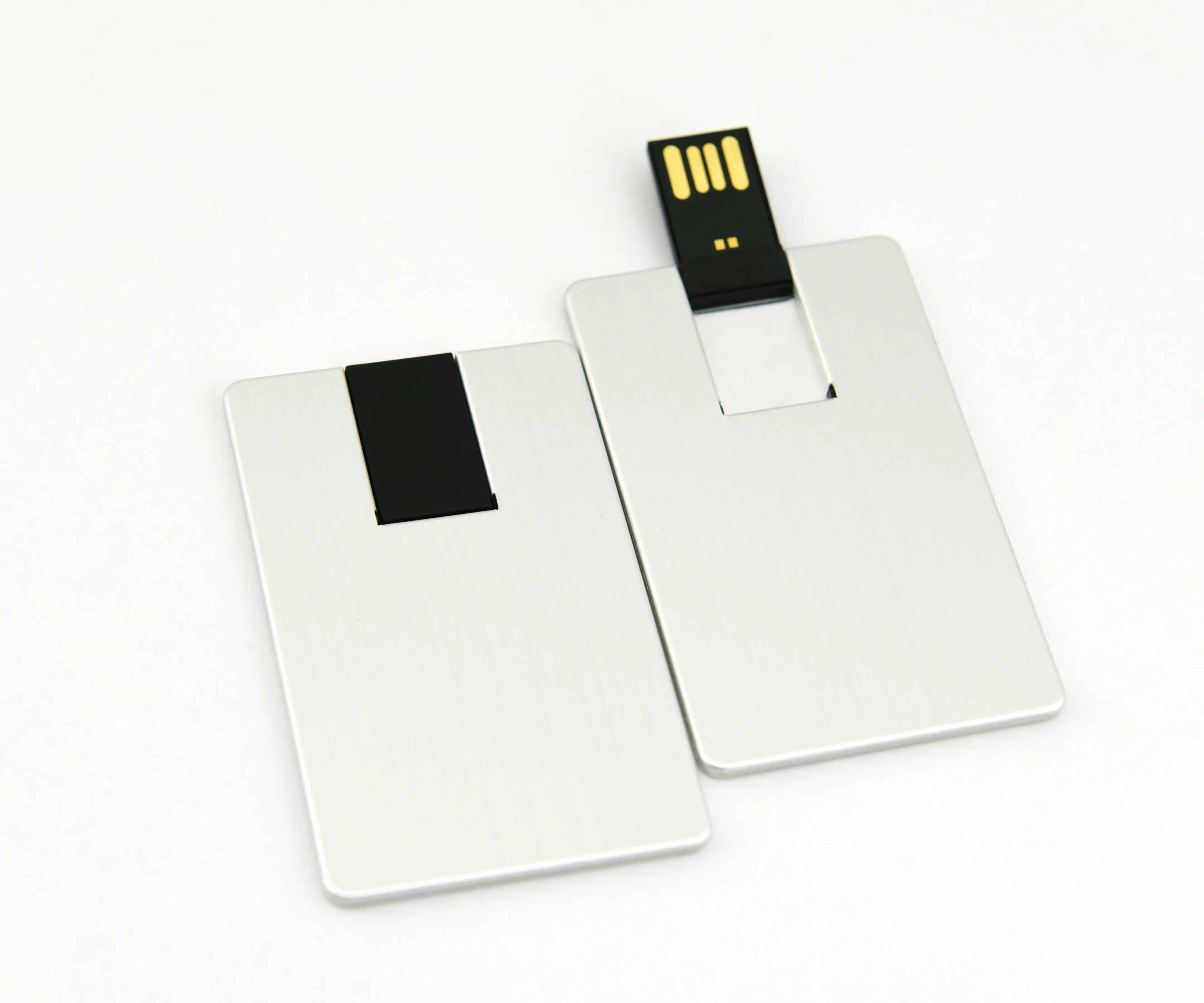 

USB Flash Drive 16GB 16G Metal Credit Card Shape USB 2.0 Pendrive Flash Memory Stick Pen Drive Disk