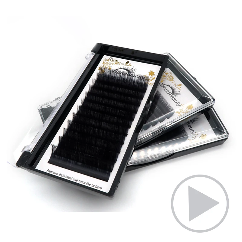 

Own Brand Faux Mink Eyelashes Extensions Korea Volume Lashes Wholesale, Black
