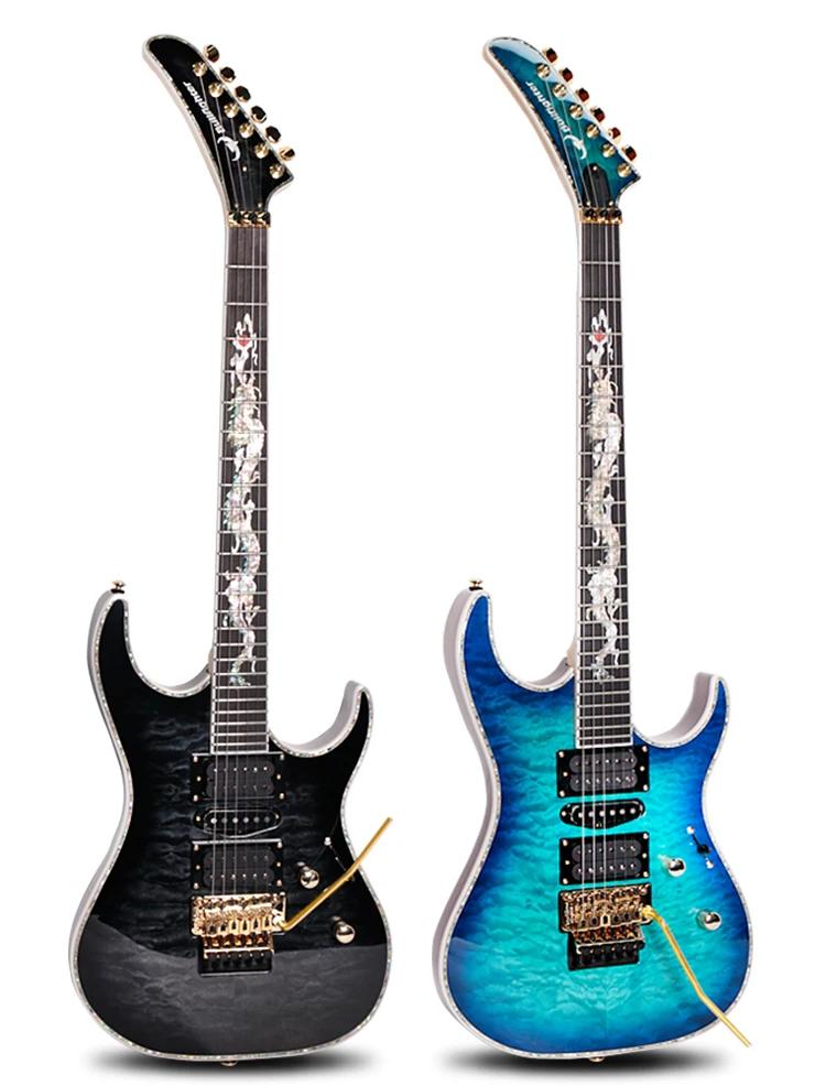 Bullfighter  high quality Handmade wholesale  quilted maple electric guitar