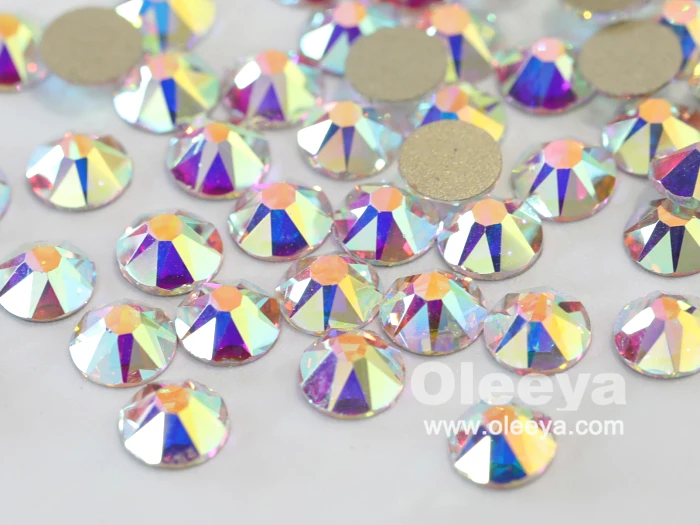 2088 Premium Gold Flat Back SS20 Crystal Rhinestones Sunshine Glass Non Hot Fix Stone Nail Art Rhinestone for Clothing Accessory