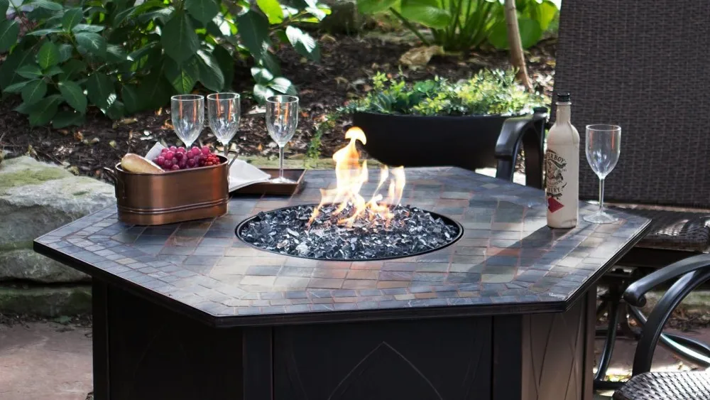 Modern Design Iridescent Glass Pebble For Fireplace Decoration Buy