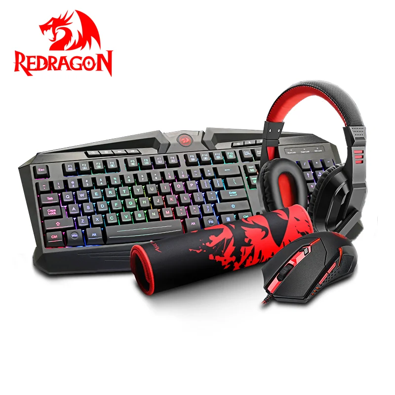 Hot Product Redragon 112 Keys RGB Gaming Keyboard And Mouse Set