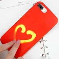 

for iPhone X XS XR Thermal Temperature Heat Sensor Color Changing Cool Phone Cases for iPhone 11 Fashion Case