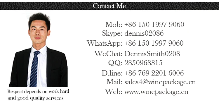 New products custom logo wine packaging boxes