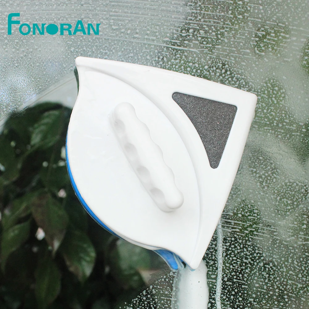 

3-8mm glass clean both sides at once magnetic brush for washing windows, Blue or customized