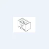 molex connector C-Grid III Header, Dual Row, Right-Angle, Shrouded, Fully Loaded, 12 Circuits, Black 901303112 PCB header