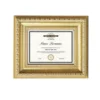Wall mounted gold certificate frame/A4 certificate frame cheap