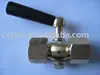 Gas saving switch for pressure gauge valve with a vent