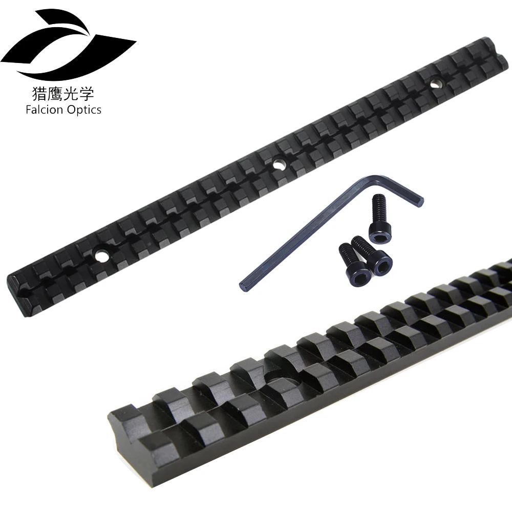 

Long 20mm with 25 Slots and 257mm Length Scope Mount Picatinny Weaver Rail Mount Adapter set Scope Mount with Wrench Screw