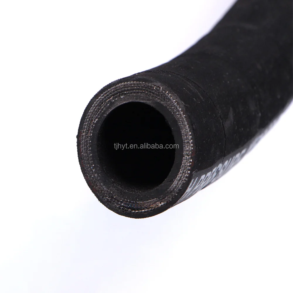 8mm ID Black 2 Metre Length Fuel and Oil Resistant Rubber Hose AutoSilicone.
