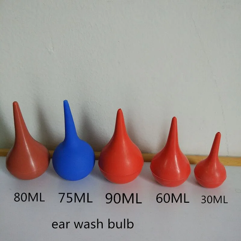 Ear Washing Syringe Squeeze Bulb Ball Rubber Ear Washer Cleaner Clean Ball Wash Bottle Ear