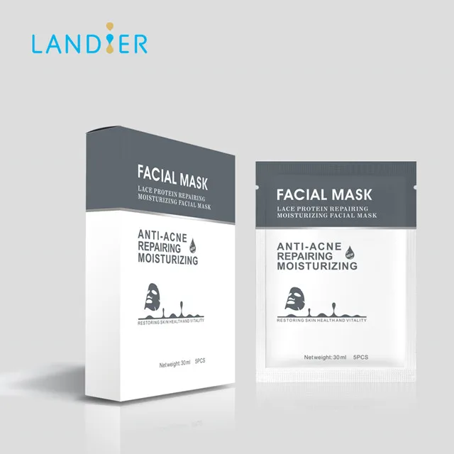 

wholesale skin care protein moisturizing repairing Face Sheet Mask, Transparent