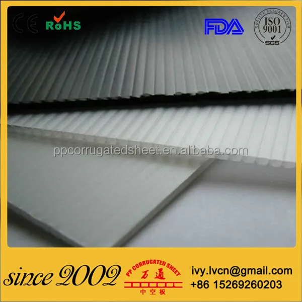 4mm Proplex Flame Retardant Plastic Corrugated Floor Protection