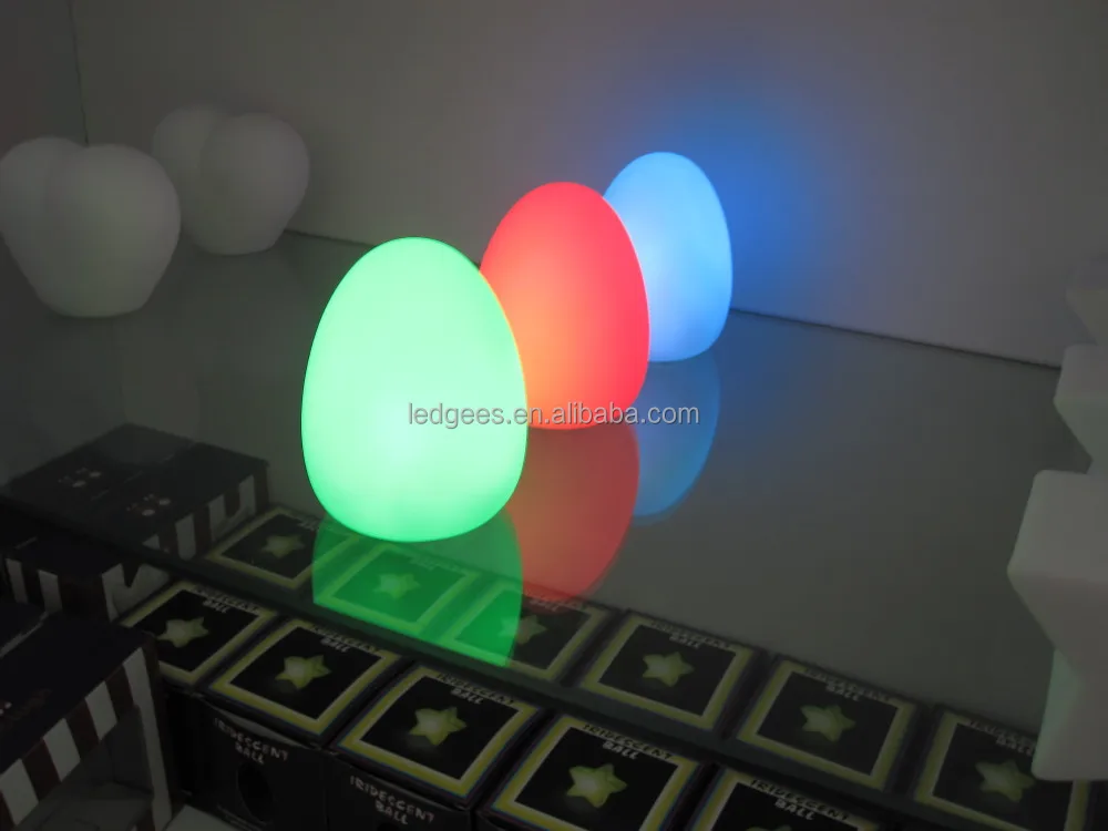 color changing led glow egg flashing