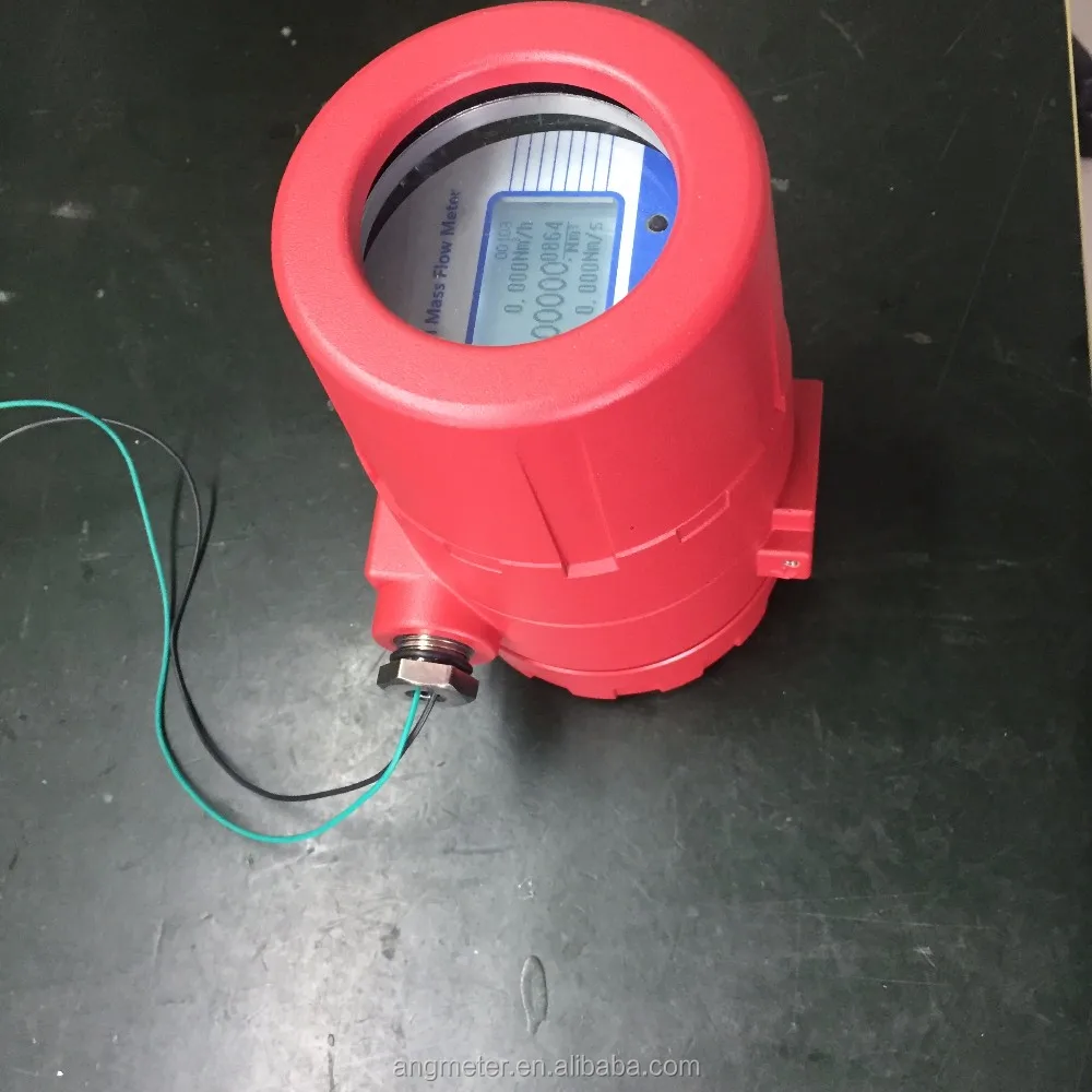 Double Power Natural Gas Totalizer Rs485 Hart Thermal Gas Mass Flow