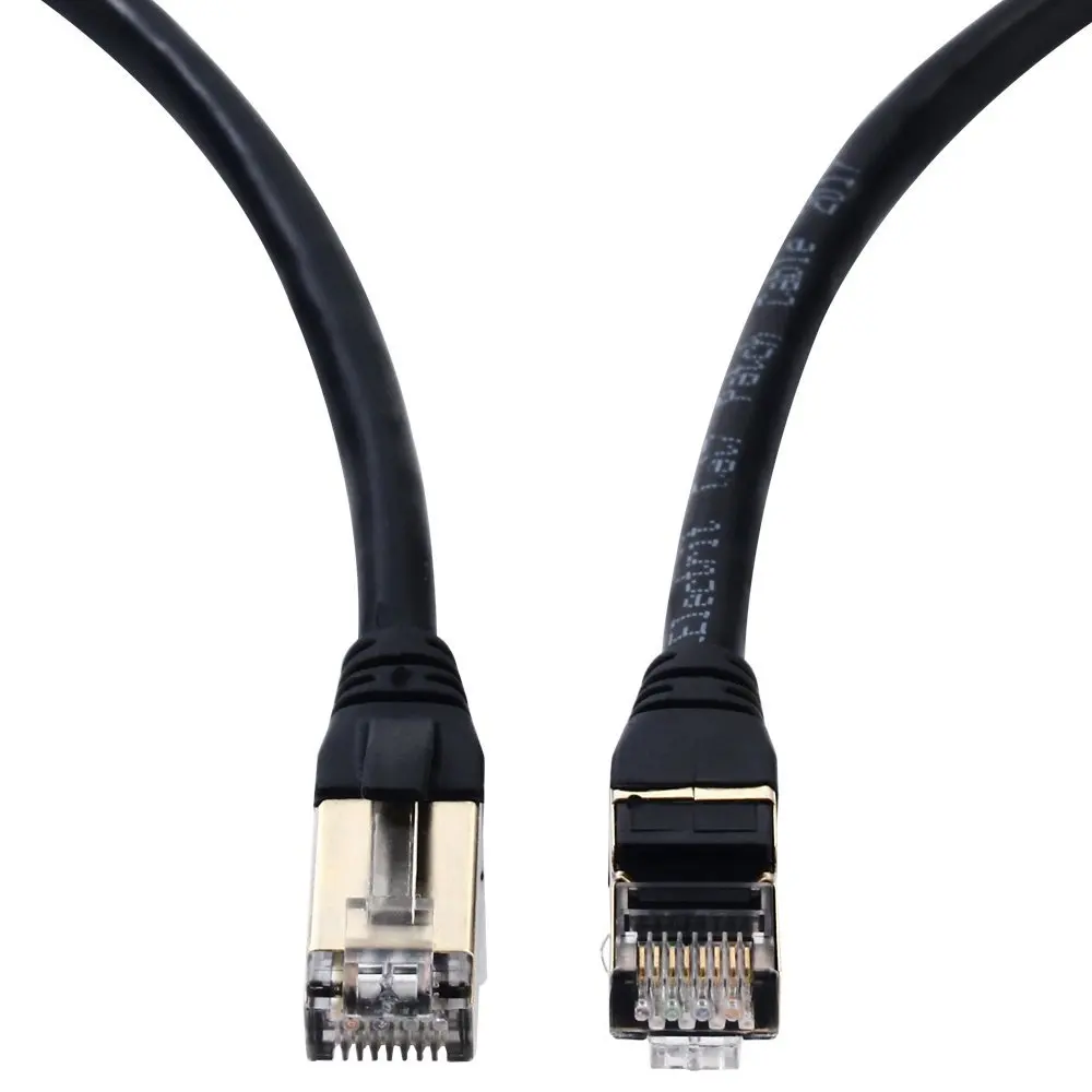 Cat 7 Cable,Flat Cat 7 7a Network 10gbps Router Lan Sftp Gold Cable