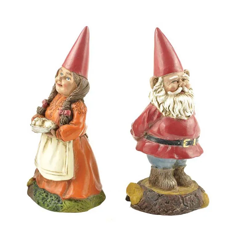 Wholesale Christmas Decoration Mr. & Mrs. Santa Claus Resin Figures